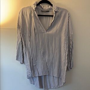 Zara striped blouse